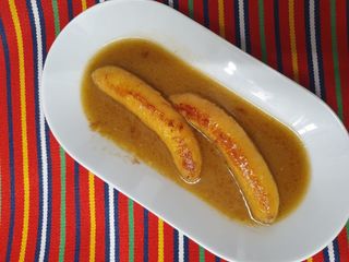 Banana Frita com Vinho Madeira