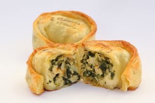 Empanada de pollo y espinaca
