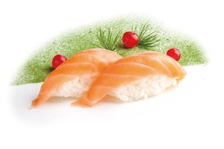 124. Nigiri sake - 2 pezzi
