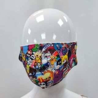 Mascarilla Con Funda De Tela Estampado Gaming