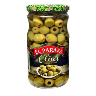Olives vertes dénoyautées 650g - EL BARAKA