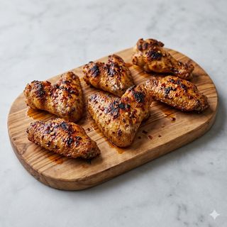 Grilled spicy chicken wings 6 pezzi