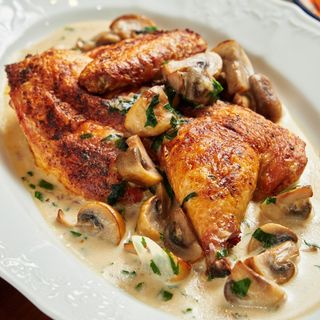 Цыпленок с грибами
