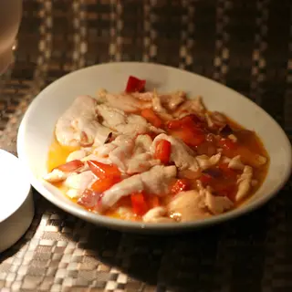 Pollo saltato piccante