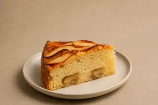 PASTEL DE MANZANA/шарлотка с яблоками