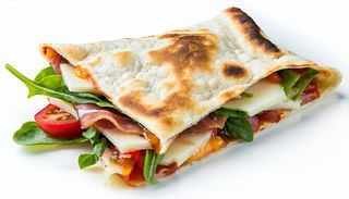 Speck, scamorza, rucola - piadina