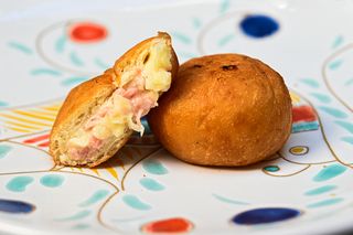 Krapfen (prosciutto, mozzarella, besciamella)