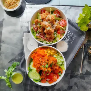 Crispy Buffalo Chicken Salad