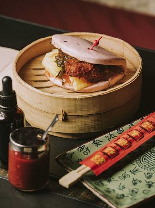 BAO DE POLLO AGRIDULCE