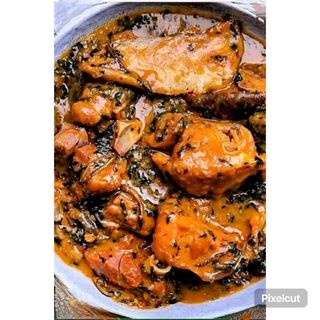 Bitter Leaf Soup and Swallow