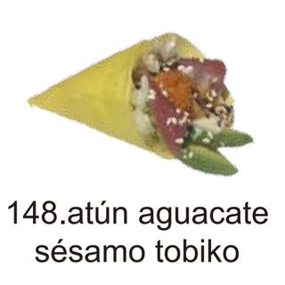 148.atún aguacate sesamo tobiko