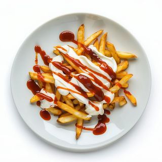 Papas solo salsa (1/2 ración)