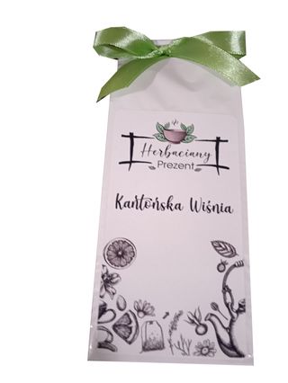 TOREBKA Z HERBATĄ 50G - KANTOŃSKA WIŚNIA