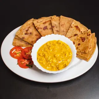 Chapati + Chicken Curry