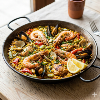 Paella de marisco