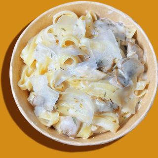 პასტა "ფეტუჩინი"  (ქათმის ფილე და სოკო) 510გრ