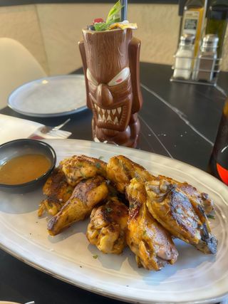 Alitas de pollo al horno(7 unidades)