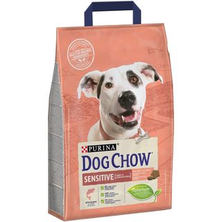 Hrana uscata pentru caini Dog Chow Sensitive, Somon & Orez, 2.5Kg