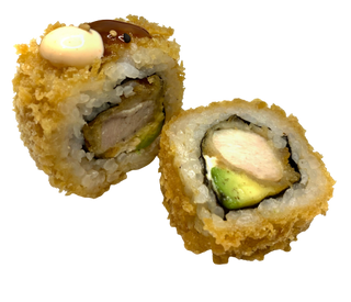 Rolls Pollo Teriyaki Tempura (8 Pzs.)