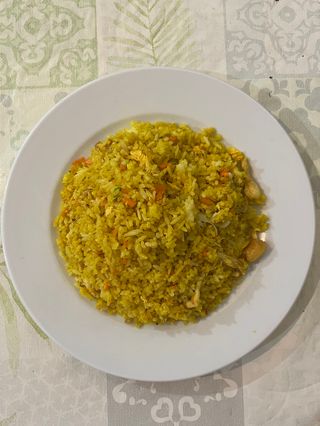 Arroz al Curry con Pollo