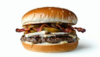 Brie burger