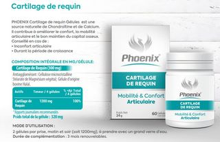 Phoenix Cartilage De Requin Mobilite & Confort Articulaire B60 Gelules