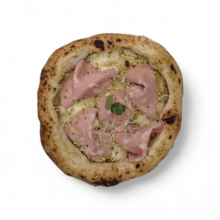 Pizza Mortadella e pistacchio