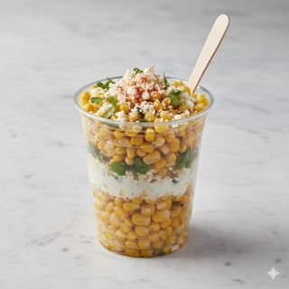 Elote en vaso
