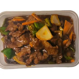 ternera con salsa picante