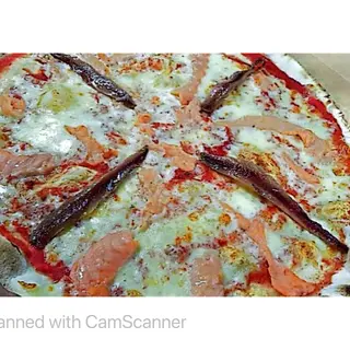 Pizza salmonara (33 cm.)