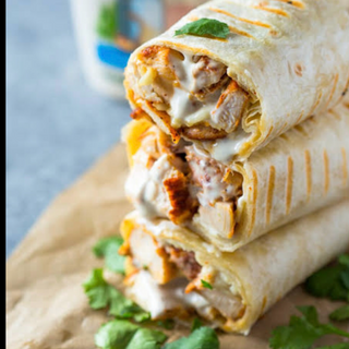 Creamy chicken regular shawarma 