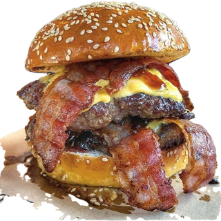 Burger cheese bacon