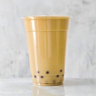 Bubble tea mleczny truskawkowy 0.4l﻿