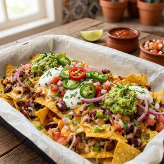 Planet Nachos Con Chili Con Carne