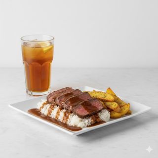 Menú Plato Con Arroz