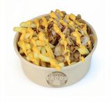 Papas Fritas Con Kebab De Pollo Halal