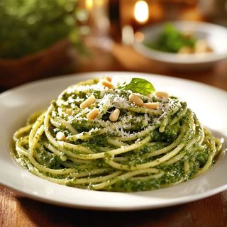 Spaghetti Al Pesto
