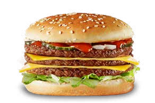 Triple cheese burger