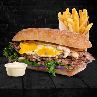 Panino con uovo meniu