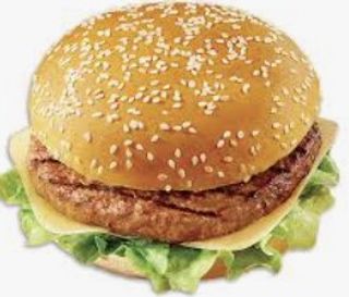 Panino hamburger al pistacchio brace