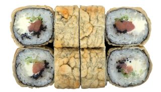 Гарячий з копченим лососем