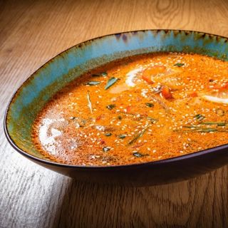 Суп Том-Ям з тигровими креветками