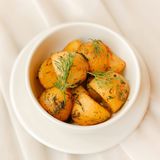 Potato with Svan salt and dill