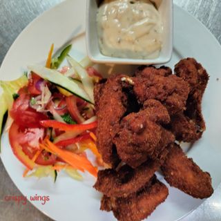 Crispy Bread Crumbed Wings