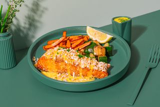 Somon cu zucchini & carrot