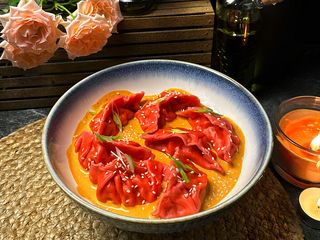 Цзяоцзи по-пекінськи з індичкою карі