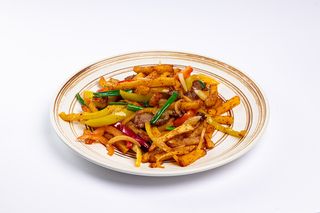 Фри с мясом (400г)