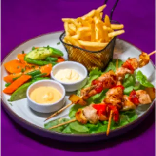  Brochettes de Poulet    