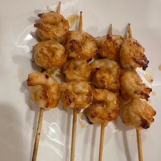 Spiedini di gamberi  griglia 4 pezzi