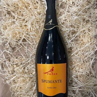 Вино Біле Ігристе Сухе, Fazan, Spumante, Extra Dry, 2023р(італія), 750мл